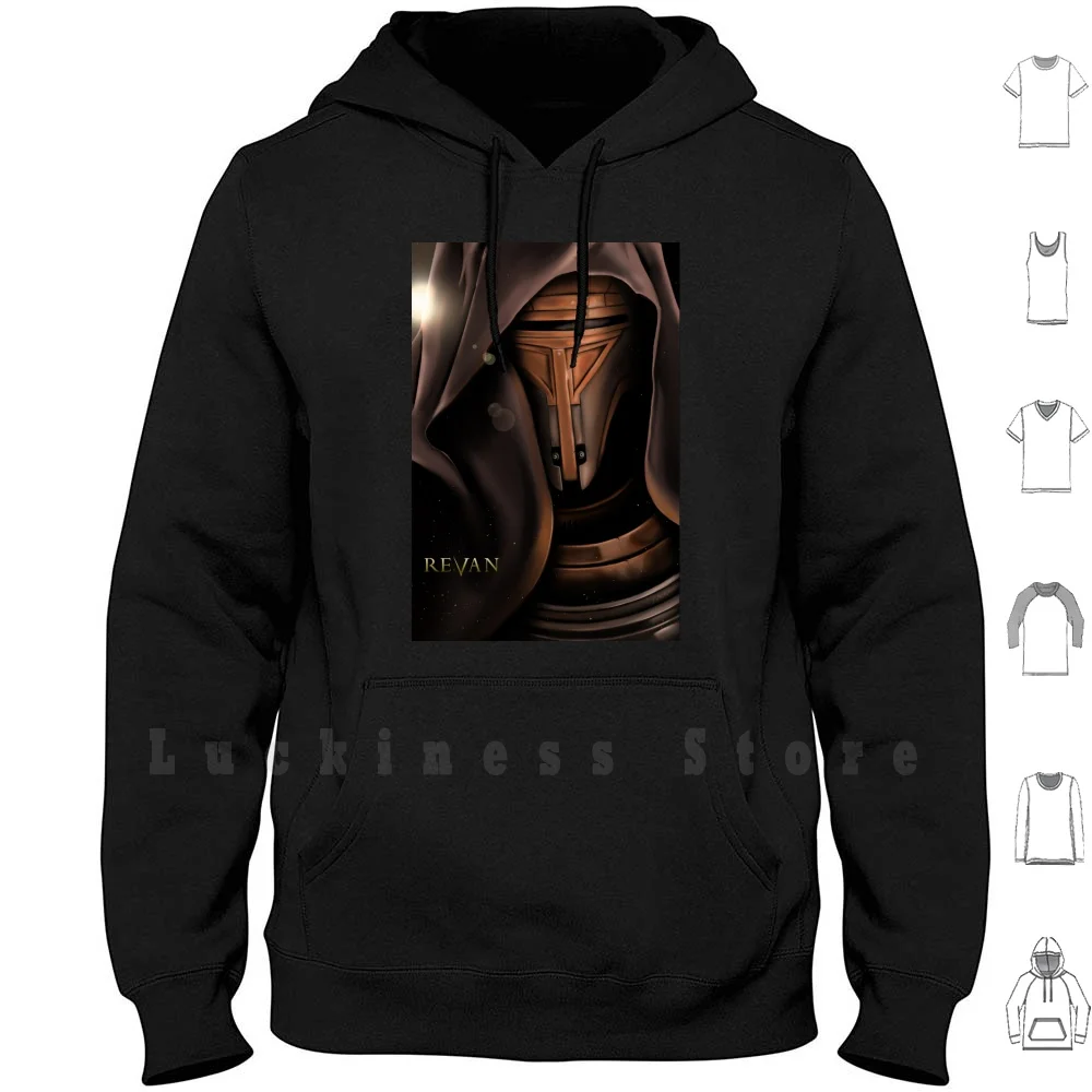 Revan портрет толстовки с длинным рукавом Darth Sith джедаи Космос Рыцари старой