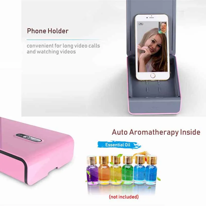 Двойная УФ лампа стерилизатор для телефона коробка многофункциональное