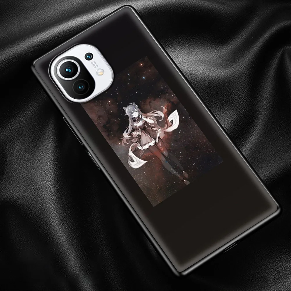 

Genshin Impact Anime Smartphone Accessories Cover for Xiaomi Mi Poco X3 NFC M3 CC9 10T Lite 9T Note 10 Pro 10S Soft Case Shell