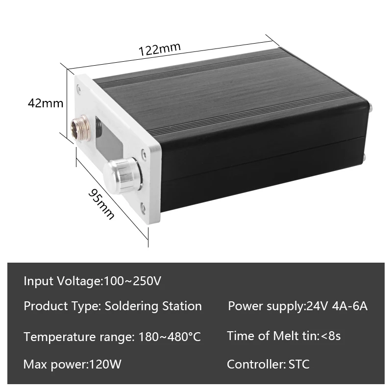 T12 паяльная станция STC OLED 1,3 дисплей регулируемая температура цифровой электронный с паяльными наконечниками сварочные инструменты