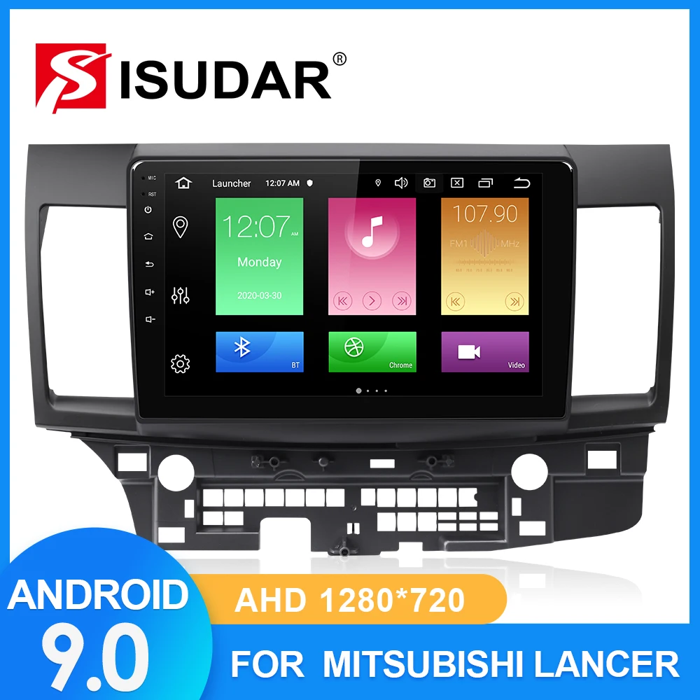 Автомагнитола ISUDAR для MITSUBISHI/LANCER 2007 2008 2 din Android 9 мультимедийный плеер GPS DVR камера