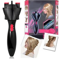 1pcs black automatic hair braider twist braider knitting device fashionable hair braiding machine cabello hair styling tool