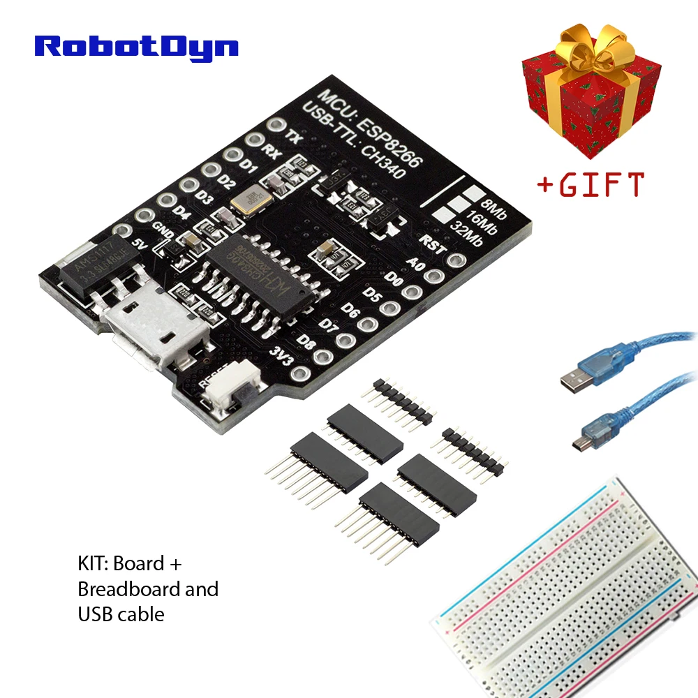 Wi Fi D1 Мини интеграция ESP8266 + 32 МБ флэш|d1 mini|wemos d1 miniwemos |