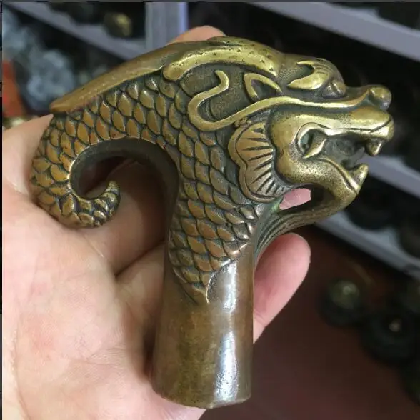 

Gifts Carved Dragon carving head crutches leading cane