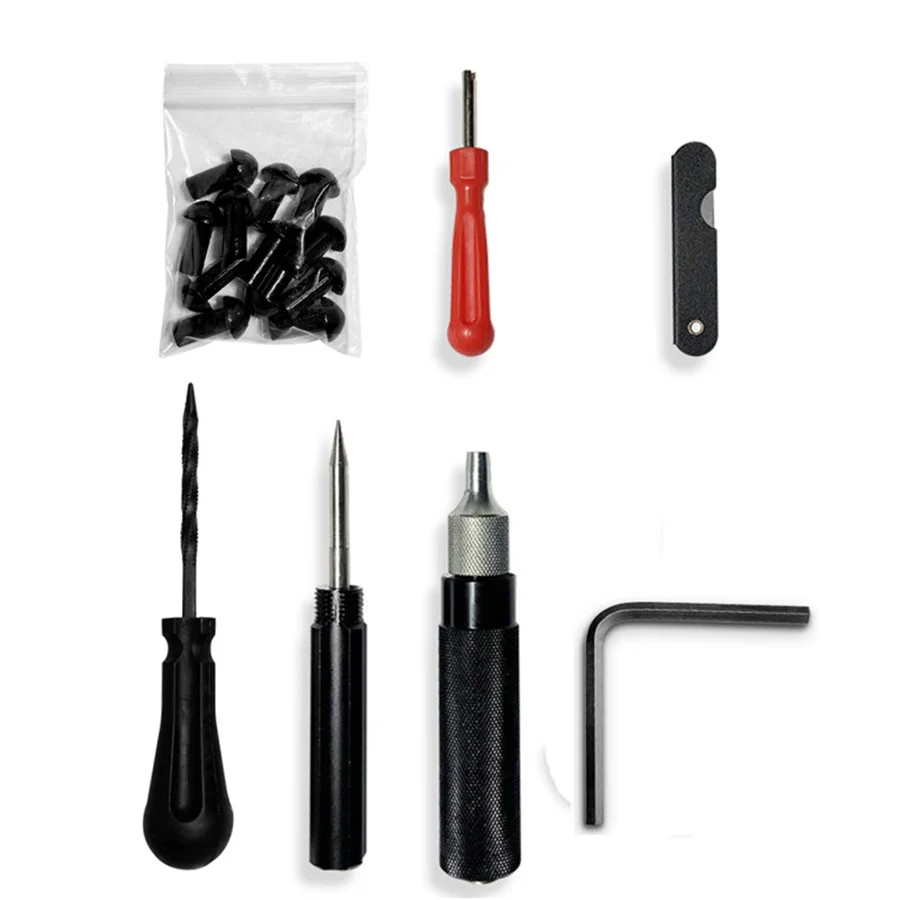 

New Style Tire Repair Plugger Tire Wheel Repair Kit Mushroom Plug Probe Nozzle for Motorcycle Bike Tire Flat tire repair