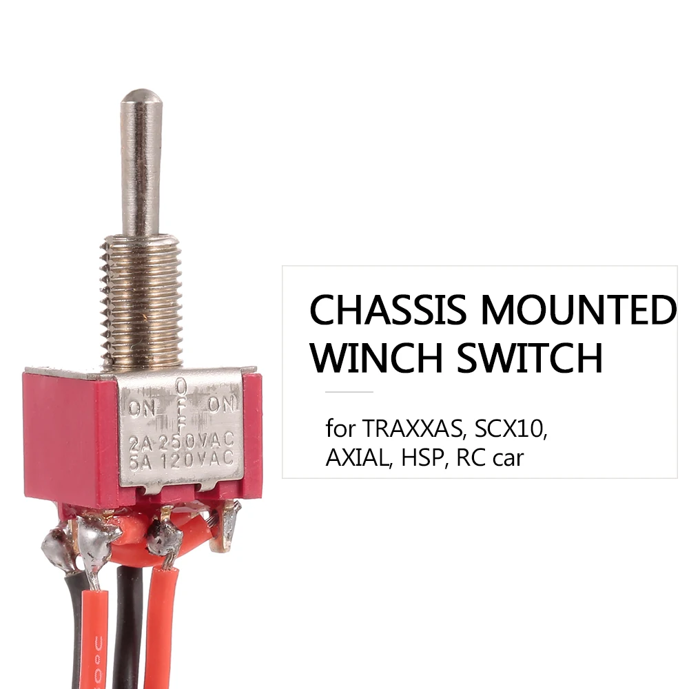 Универсальный металлический ходовой переключатель лебедки для 1/10