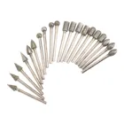 Набор насадок для дрели Dremel, комплект из 20 алмазных шлифовальных насадок с хвостовиком 3 мм