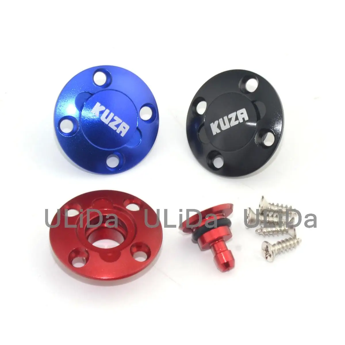 

CNC Alloy Fuel Dot / Fuel Plug for Airplane 3 Color KUZA Aircraft /w Screw