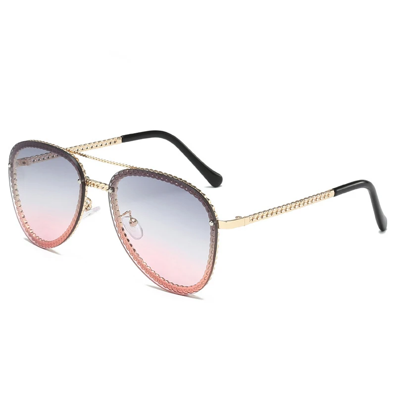 

2020 Brand Design Fashion Sunglasses Women Men Hollow Out Metal Frame Sun Glasses UV400 Luxury Oculos de sol