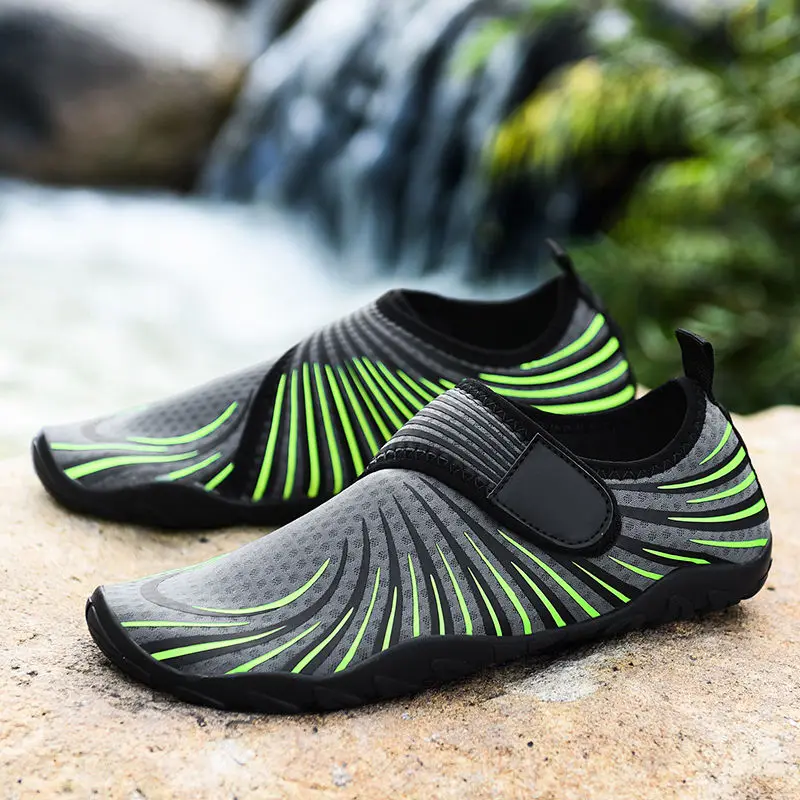 

2021New Men's Shoes Beach Fitness Running Mens Sneakers Non-Slip Quick-Drying Outdoor Fishing Swimming Wading River Trekking Sho