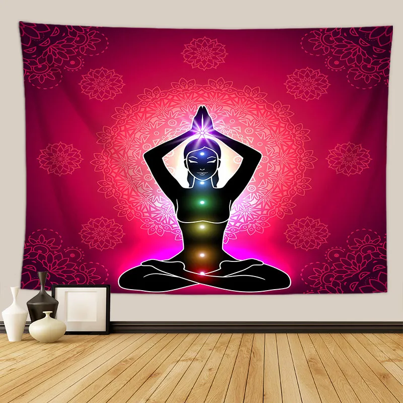 Гобелен в Стиле Йоги украшение для семейного общежития гобелен на заказ пляжное