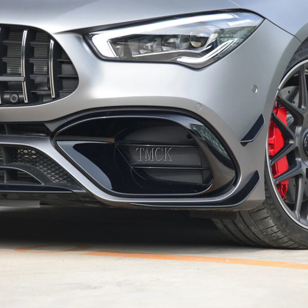 Для Mercedes Benz CLA Class C118 W118 AMG CLA45 2020 2021 + автомобильные аксессуары передний бампер для