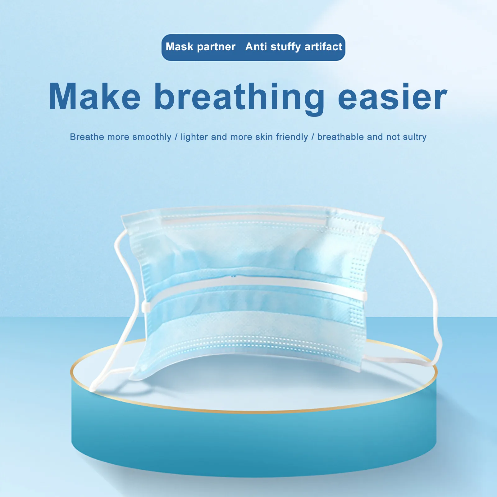 

3D Mask Bracket Adults 3D Mask Holder TPE Mask Holder-Soft Washable Mask Internal Support Frame Face Masks Bracket