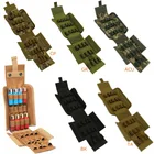 Тактические боеприпасы пакетов Молле 25 круглых 12GA 12 Калибр картриджный мешочек патронов для дробовика журналов сумки военные Охотничьи аксессуары