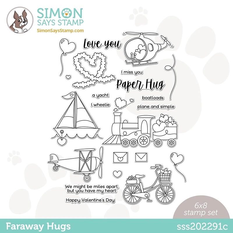 

JC Transportation Clear Rubber Stamps for Scrapbooking Silicone Seals Craft Stencil Album Card Make Decoration Sheet 2021 New