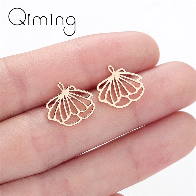 Полые простые серьги ветки женские этнические ювелирные изделия из нержавеющей