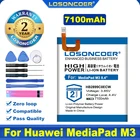 Аккумулятор LOSONCOER HB2899C0ECW 100% мА  ч, для Huawei MediaPad M3 7100 дюймаM5 8,4 8,4 BTV-W09 BTV-DL09 SHT-AL09