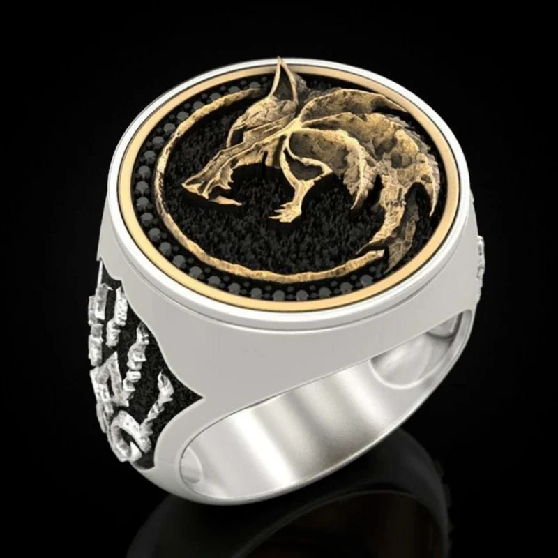 Новинка 2021 модное кольцо волшебника охотника волк коготь викингов воинов ретро