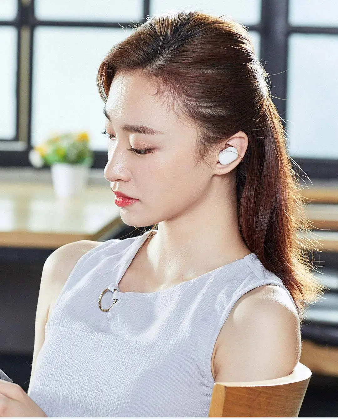 Xiaom TWS AirDots Bluetooth наушники Молодежная версия стерео Бас BT 5,0 с микрофоном Handsfree наушники с сенсорным управлением