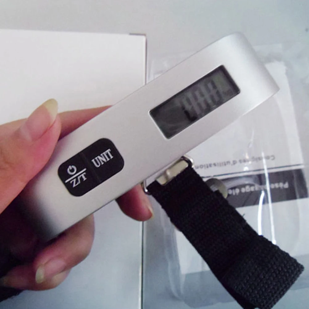 50 кг/10 г Электронные Портативный цифровой Чемодан Вес подвесные весы для