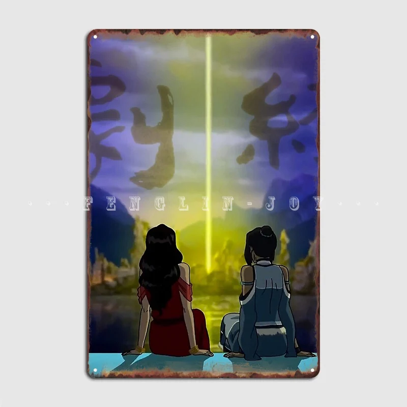

Korrasami With End Credits Metal Sign Wall Pub Wall Create Wall Plaque Tin Sign Poster