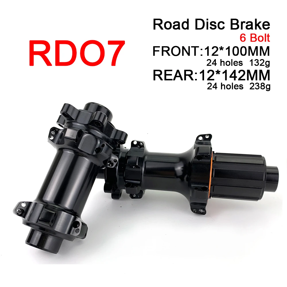 

RD07 Road Disc Brake Hub Center Lock Or 6 Bolt Straight Pull Only 370g Bicycle Hub Front 132g Rear 238g