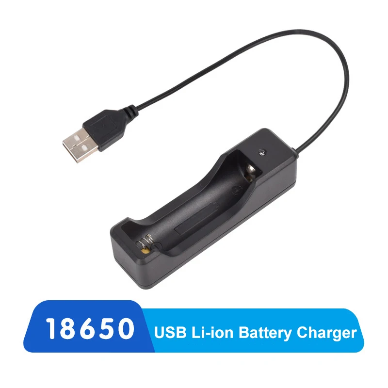 Универсальное зарядное устройство USB 3 7 в 500 мАч 18650 для литий ионных