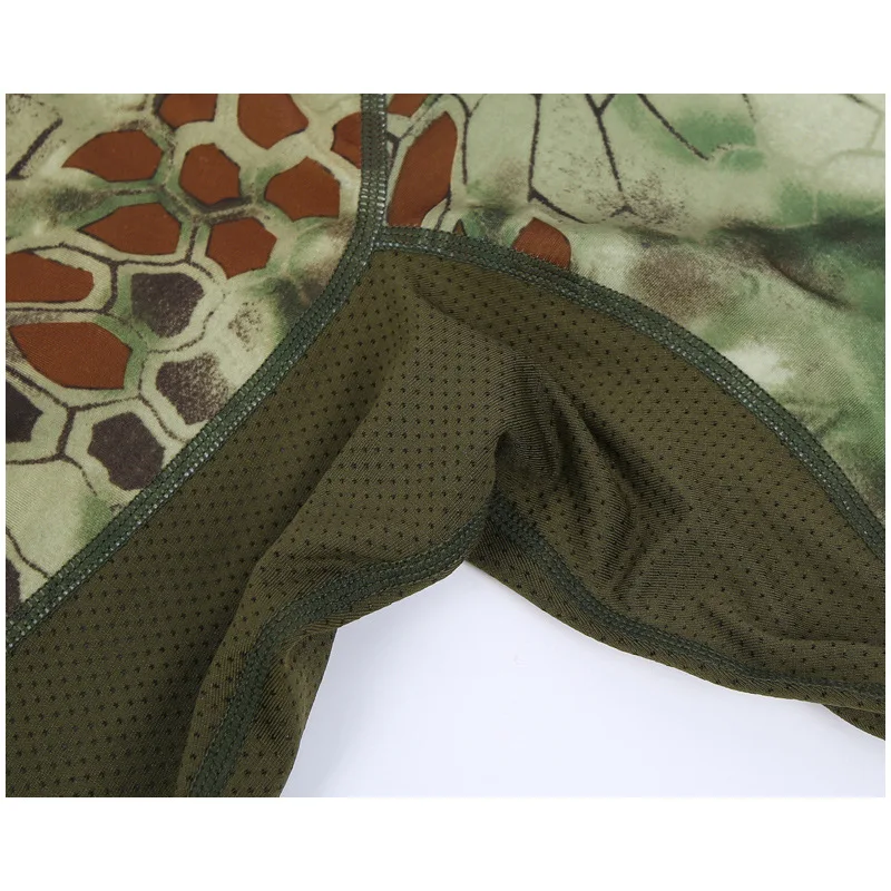 Outdoor Tactical Camouflage Quick-drying Long-sleeved Stretch Fitness Slim Top Breathable Wear-resistant Long-sleeved T-shirt