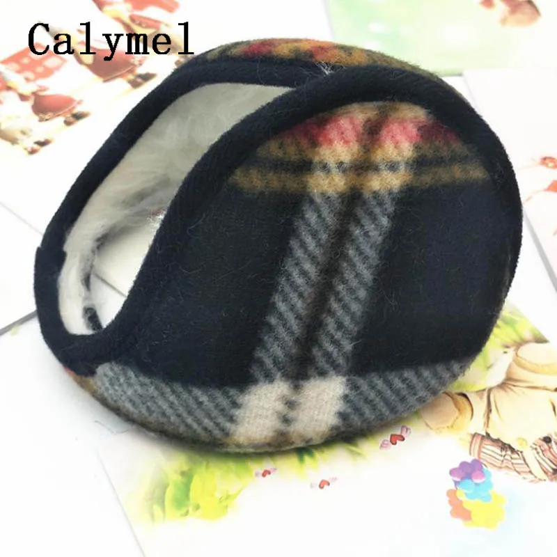 Мужские однотонные зимние наушники Calymel теплые для взрослых повседневные Новые