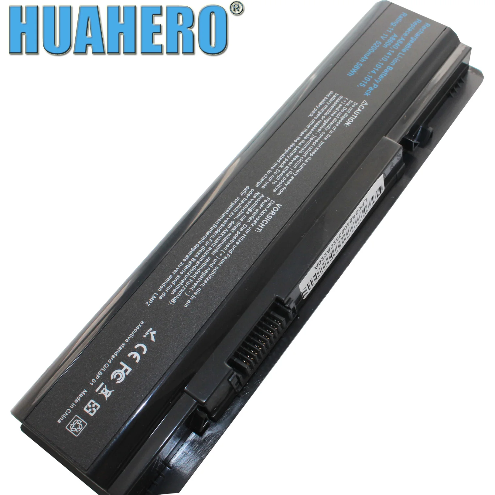 

HUAHERO F286H Battery for Dell Vostro 1014 1014n 1015 1015n A840 A860 A860n LAPTOP F287H 0R988H 312-0818 451-10673 1088 1088n PC