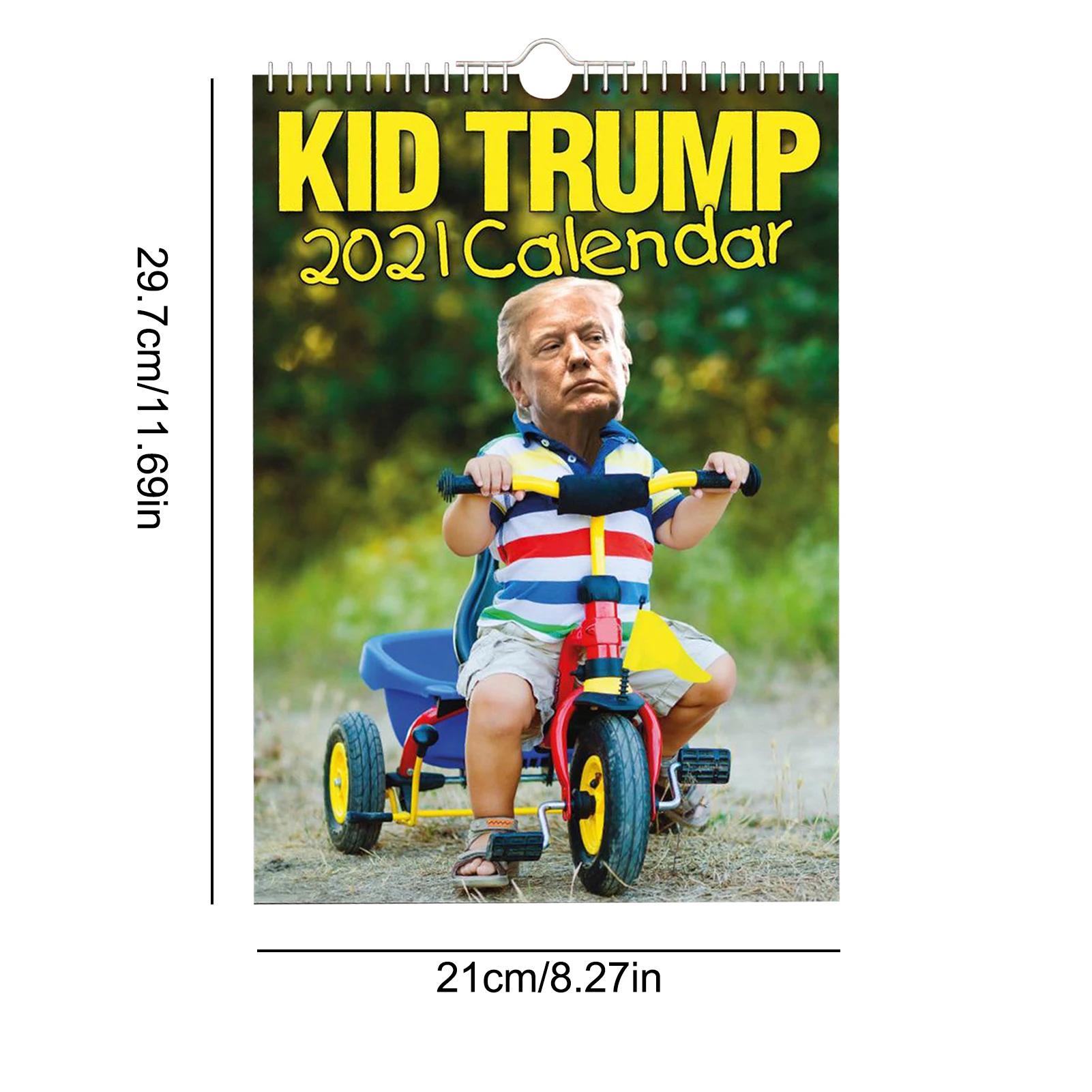 

2021 New Year Gift Trump Funny Calendar High-quality Simple Desk Decoration Home Table Full-color Photos Decor