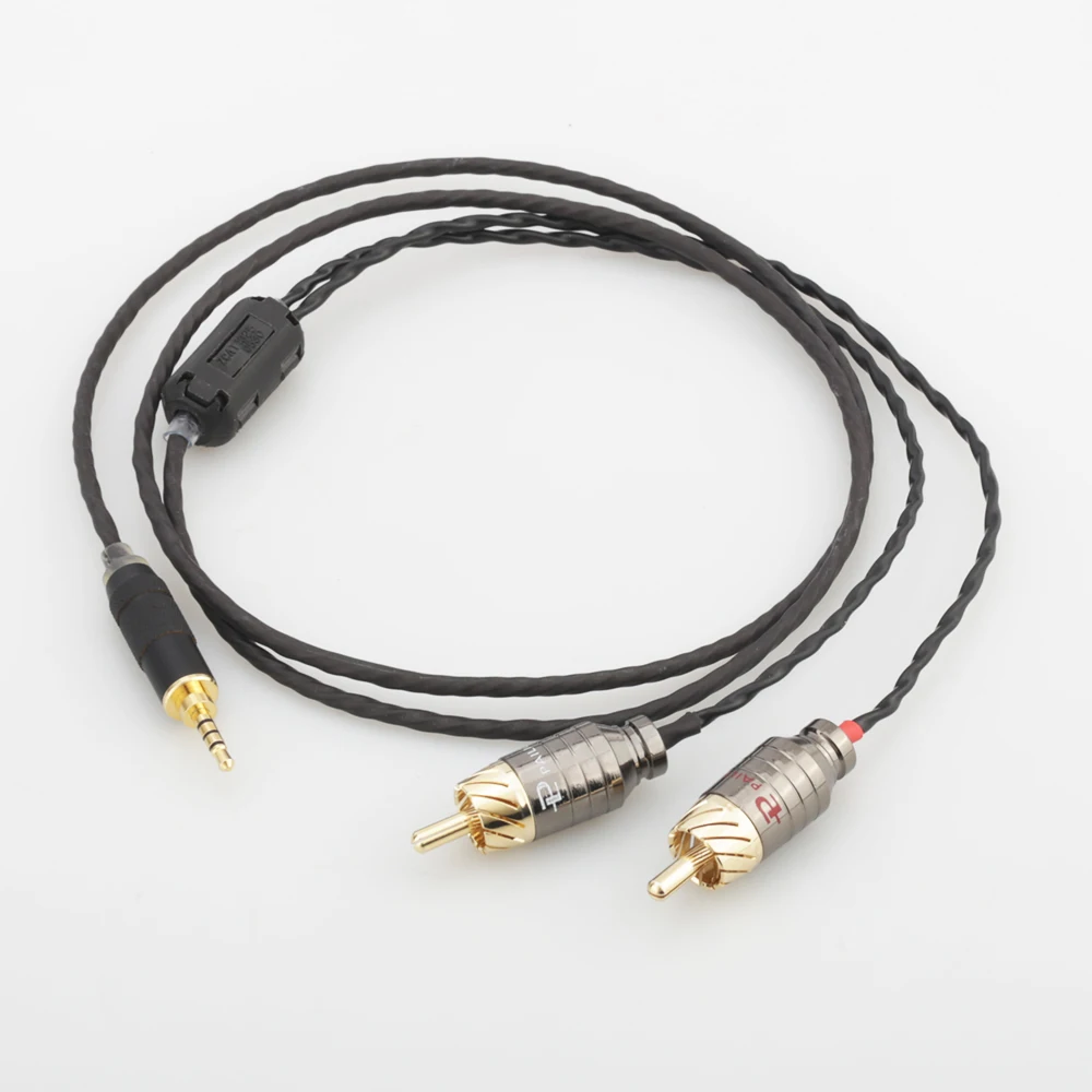 HIFI TRRS сбалансированный 2 5 мм до RCA Штекерный аудиокабель для Cayin N5 Iriver AK240 AK380 AK120II Amp