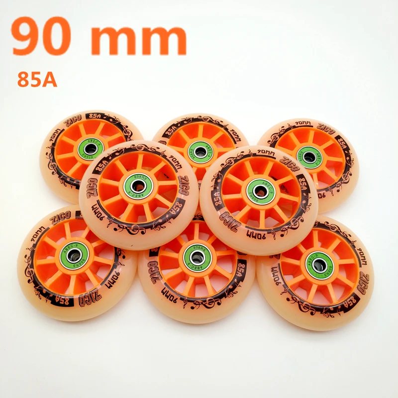 Колесо скорости 85A 90 мм включая подшипник фотоэлементов 8 шт./лот 90x24 | Спорт и