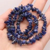 3 6mm natural stone lapis lazuli beads irregular freeform chip bead for jewelry making diy bracelet necklace gifts