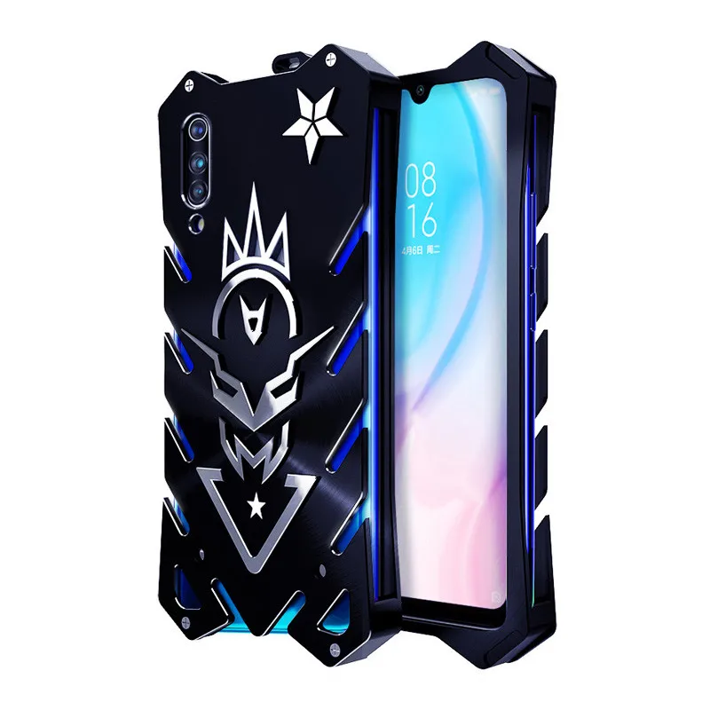 Металлический Чехол CC9E для Xiaomi CC9 противоударный уникальный дизайн задняя крышка