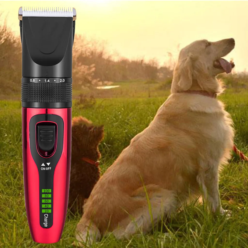 

Dog Pet Shaver Clippers Low Noise Quiet Hair Clippers Set Grooming Kits Dog Hair Trimmer Electrical Pet Grooming Machine Tool
