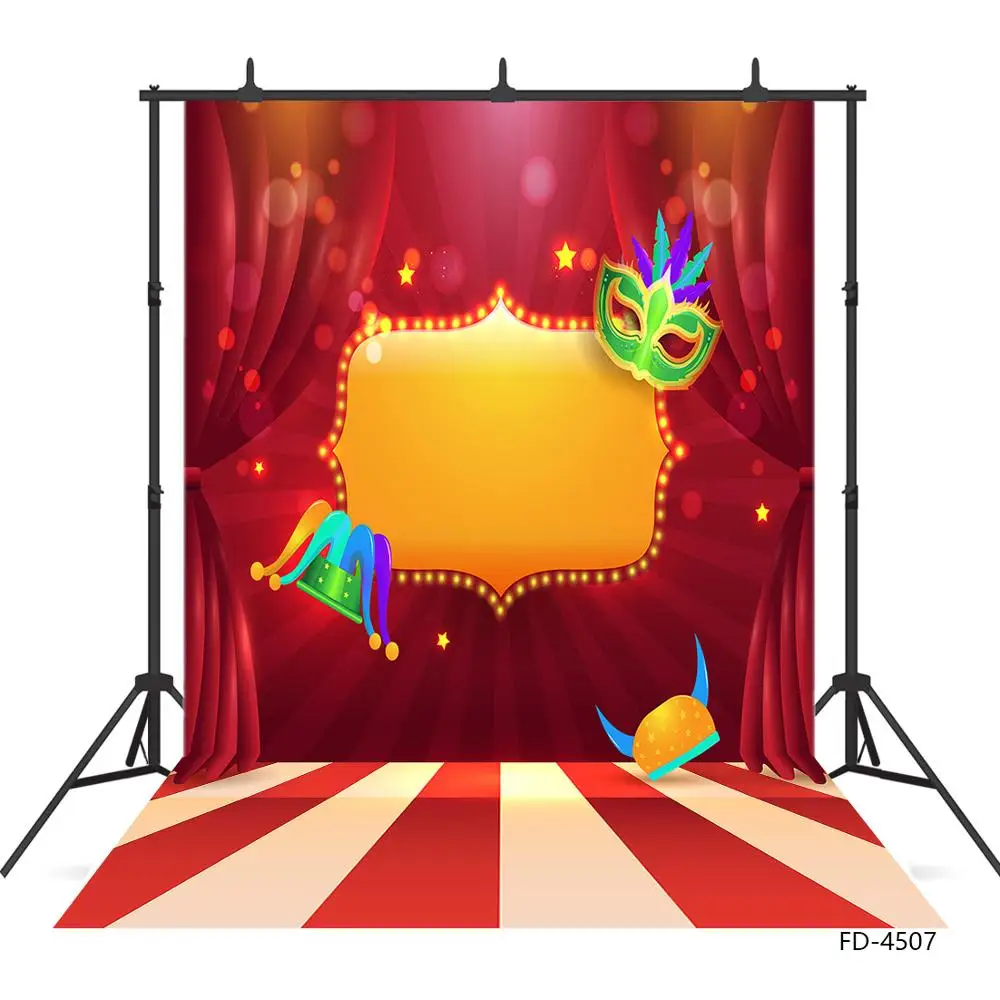 Красный фон Сияющий рамка Flare сцена фотосъёмка Виниловый для фото студии детей