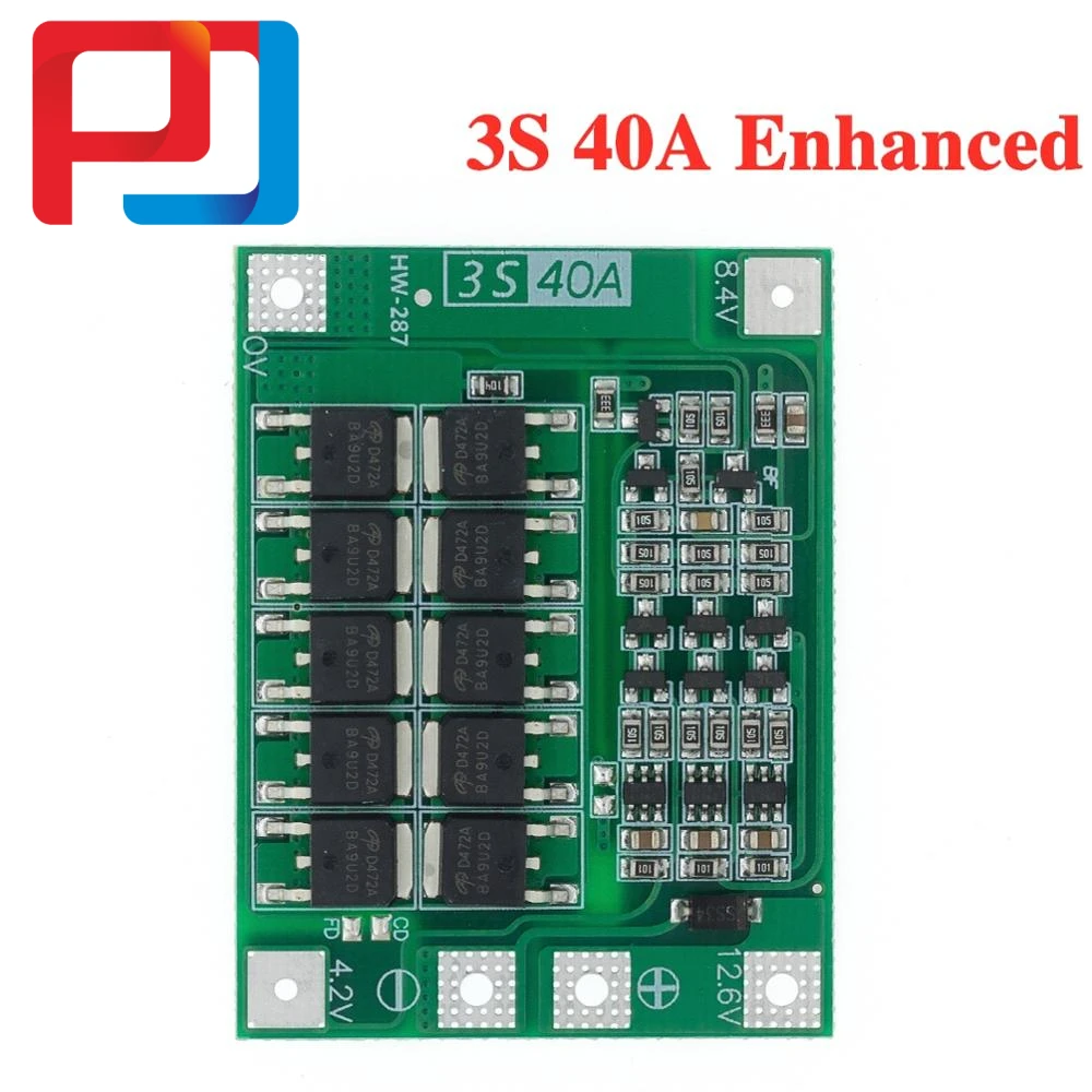 4S 40A литий-ионная литиевая батарея 18650 зарядное устройство для печатной платы с
