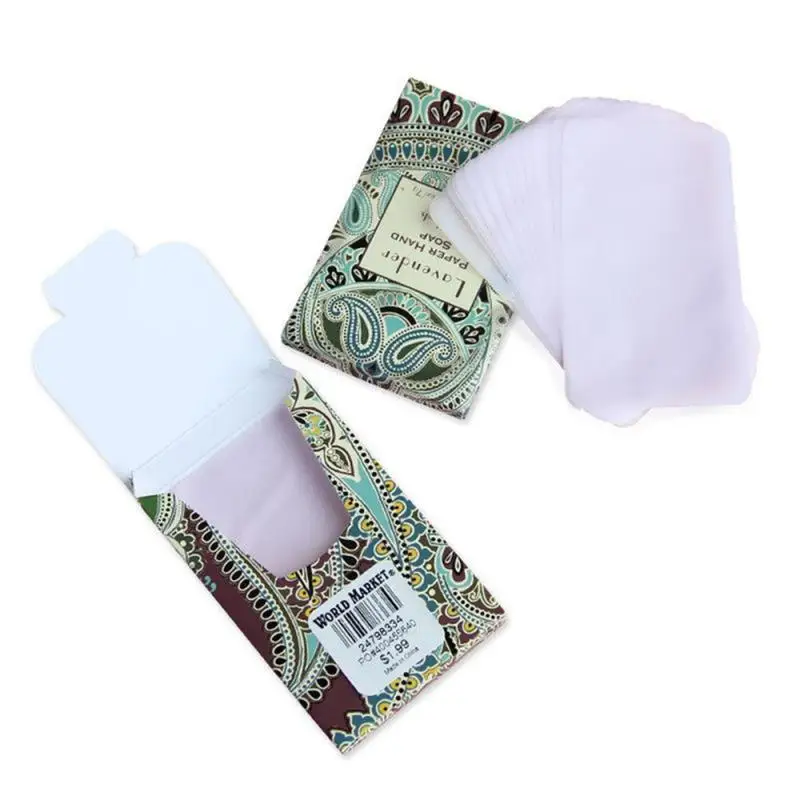 25pcs/box Of Hand Sanitizing Soap Paper Mini Cleaning Bath Tablet Travel Portable Boxed Disposable Fragrance | Дом и сад