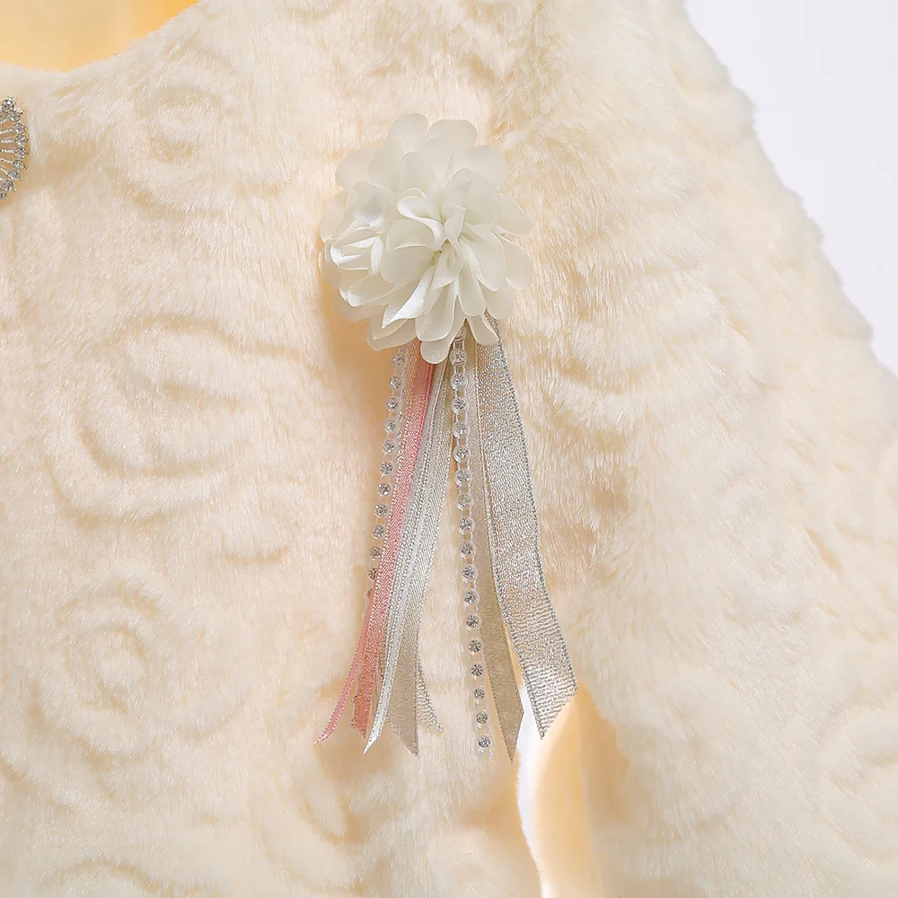 Зимняя куртка цвета шампанского для девочек 2021 пальто белый кардиган от шерсти