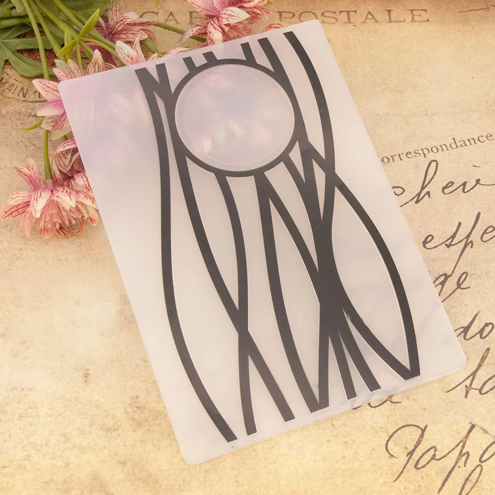 

Пластиковая папка для тиснения для альбома «сделай сам», пластиковый шаблон EM243