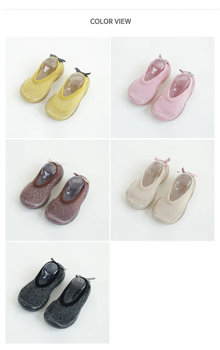 Детские носки для мальчиков и девочек, нескользящие носки-тапочки, мягкие носки с резиновой подошвой для малышей, детские носки с резиновой подошвой