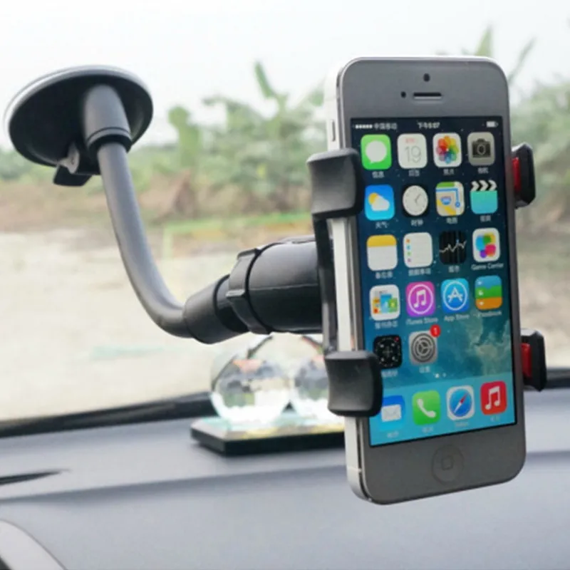 Фото Вращающийся на 360 градусов Автомобильный кронштейн с присоской лобовое стекло