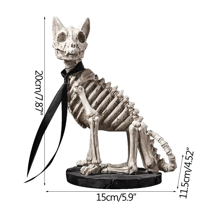 

Nordic Home Decoration Resin Animal Ornaments Skull Dog Head Bone Ornaments Shop Creative Decorations Soft Resin Crafts Decor
