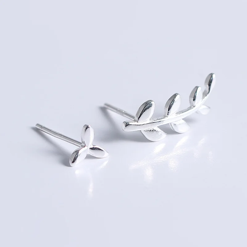 Женские асимметричные серьги гвоздики Trusta модные милые миниатюрные из 100%