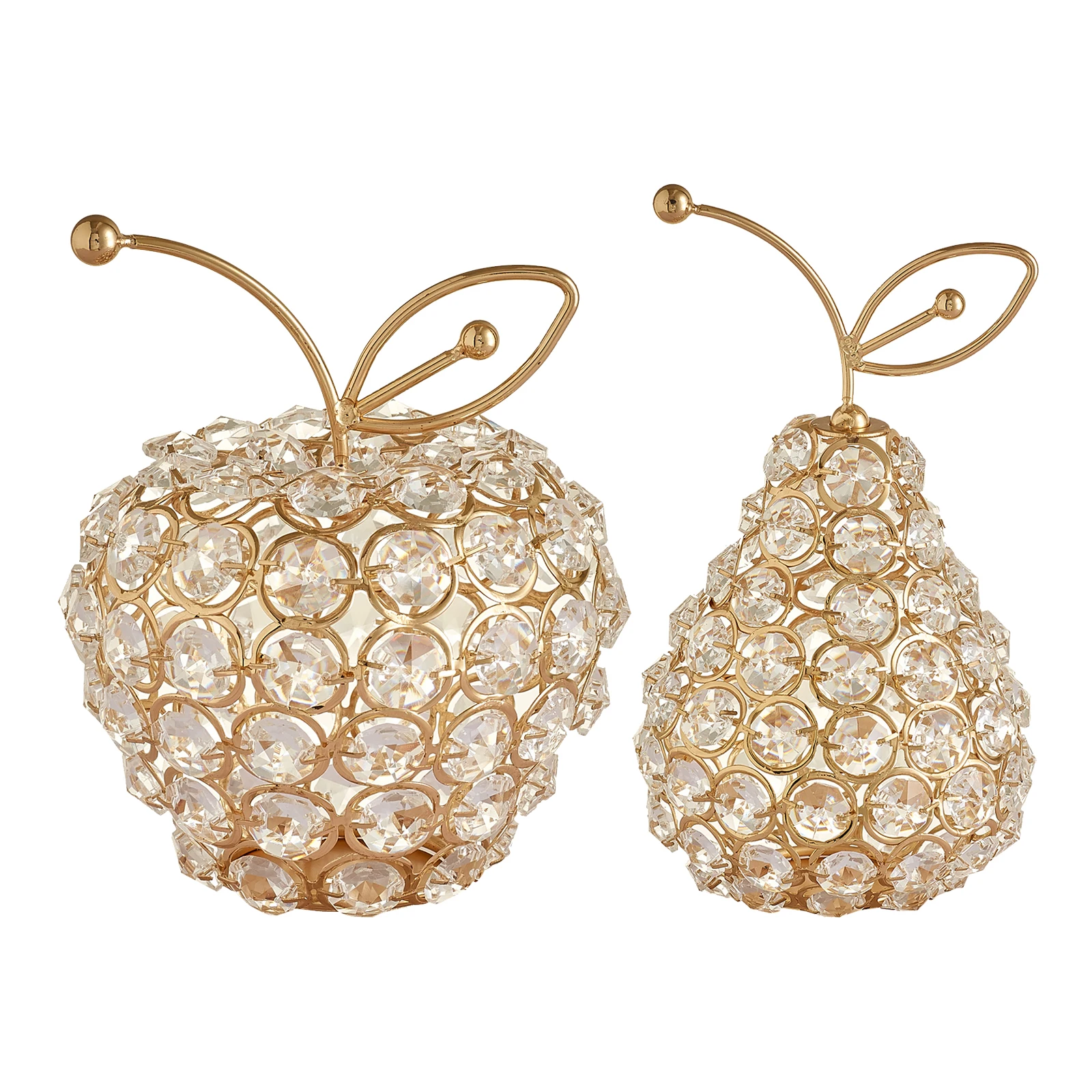 3D сияющие стразы хрустальные груши яблочный орнамент домашний Свадебный декор