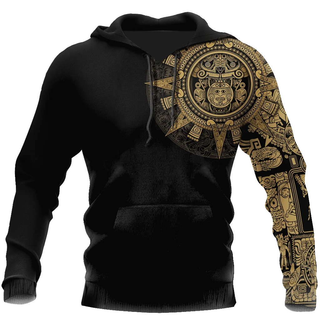 

2021 Viking Aztec Warrior Tattoo Neue Mode Trainingsanzug casual 3D Print Zipper/Hoodie/Sweatshirt/Männer der Frauen stil -22
