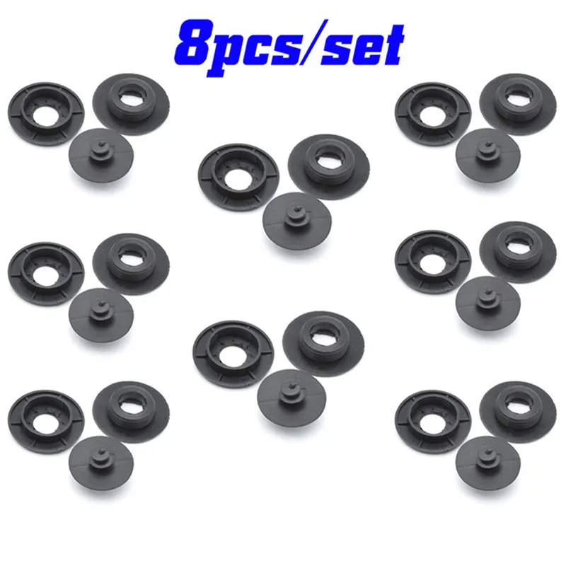 

8pcs Universal Car Floor Mat Clips Retention Holders Grips Carpet Fixing Clamps Buckles Anti Skid Fastener Retainer Resistant