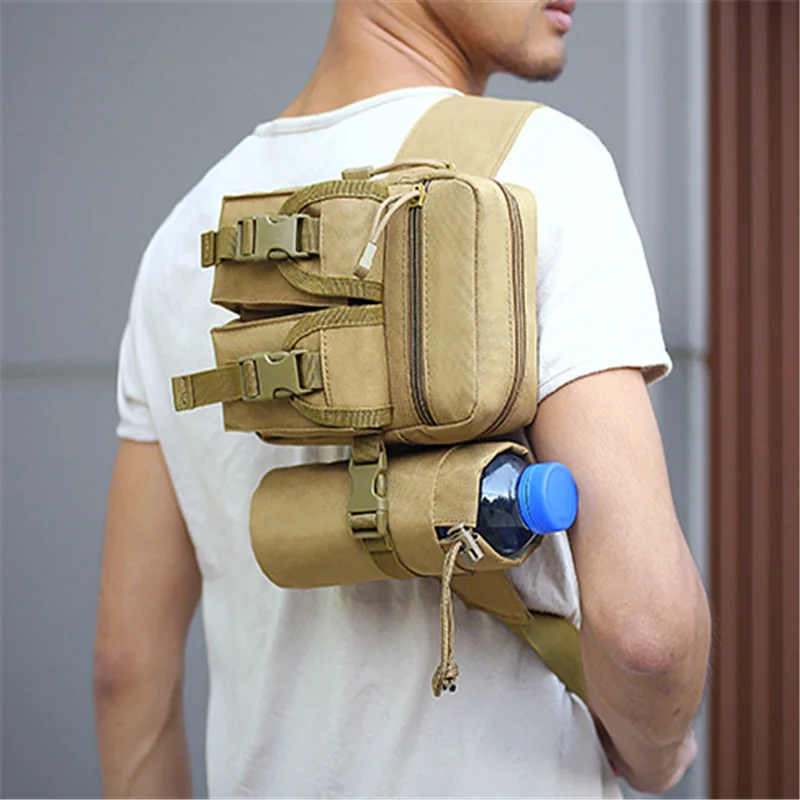 Уличная Военная тактическая поясная сумка водонепроницаемая Оксфорд Molle для