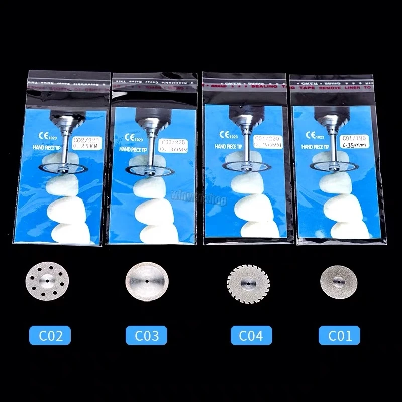 10 шт. алмазный шлифовальный диск для стоматологической лаборатории роторный